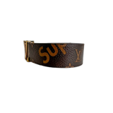 Louis Vuitton Supreme Brown Monogram Belt