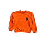 Chrome Hearts Orange & Black Dagger Logo Sweater