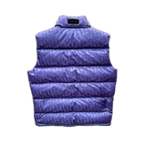 Dior Purple Oblique Puffer Vest