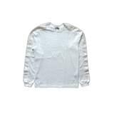 Dior White Oblique Sleeve Longsleeve T-Shirt