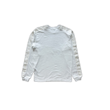 Dior White Oblique Sleeve Longsleeve T-Shirt