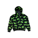 Louis Vuitton Black & Green Eyes Velvet Hoodie