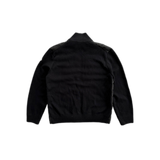 Moncler Black Tricot Puffer Cardigan