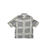 Dior Oblique Silk Short Sleeve Button Up Shirt