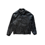 Gucci Black GG Monogram Button Up Jacket