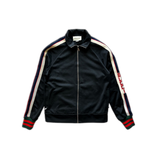 Gucci Black Logo Striped Track Jacket