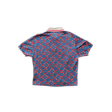 Gucci Navy & Red Belt Print Polo T-Shirt