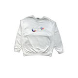 Dior Kenny Scharf White Embroidered Logo Sweater