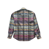 Louis Vuitton Plaid & Pink Monogram Button Up Shirt