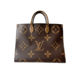 Louis Vuitton Brown Reverse Monogram OnTheGo Tote GM