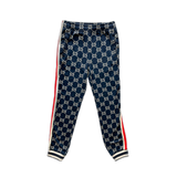 Gucci Blue & White GG Monogram Trackpants