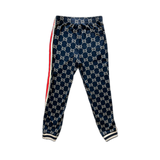 Gucci Blue & White GG Monogram Trackpants