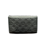 Louis Vuitton Black Empreinte Monogram Vavin Chain Wallet