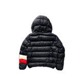 Moncler Navy Willm Striped Puffer Jacket