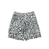 Dior Stussy Black & White Silk Shorts