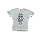 Chrome Hearts White Floral Logo T-Shirt