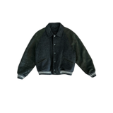 Louis Vuitton Grey Africa Embroidered Bomber Jacket