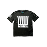 Louis Vuitton Black Barcode & Earth T-Shirt