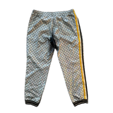 Gucci Silver Holographic GG Monogram Trackpants