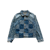 Louis Vuitton Nigo Blue Monogram Denim Jacket