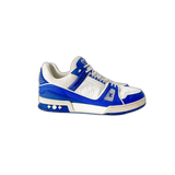 Louis Vuitton Blue & White Monogram Trainers