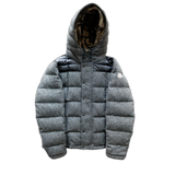 Moncler Grey Wool Puffer Men's Jacket