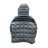 Moncler Grey Wool Puffer Men's Jacket