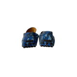 Louis Vuitton Blue Camouflage Mocassins