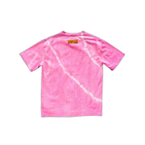 Louis Vuitton Pink Tie-Dye Logo Tee