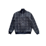 Louis Vuitton Black Flower Monogram Bomber