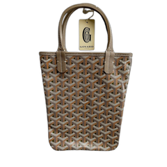 Goyard Khaki Poitiers Claire-Voie Tote Bag