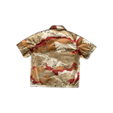 Chrome Hearts Sex Records Desert Camo Short Sleeve Button Up Shirt