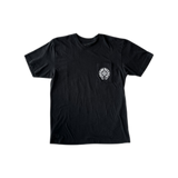 Chrome Hearts Black & White Miami Horseshoe Logo T-Shirt