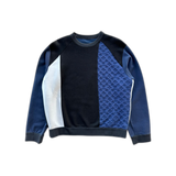 Louis Vuitton Black, White & Blue Monogram Sweater