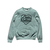 Louis Vuitton Nigo Grey & Black Heart Logo Sweater