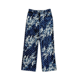 Louis Vuitton Blue Floral Monogram Jeans