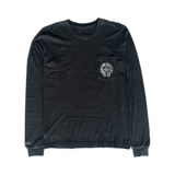 Chrome Hearts Black & Grey Staff Horseshoe Logo Longsleeve T-Shirt