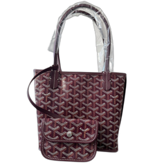 Goyard Burgundy Anjou Tote Bag