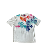 Louis Vuitton White Multicolor Watercolor Monogram T-Shirt