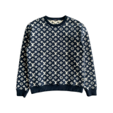 Louis Vuitton Navy & White Monogram Sweater