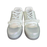 Louis Vuitton White & Transparent Mesh Trainers