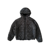 Louis Vuitton Black Flower Monogram Reversible Puffer Jacket