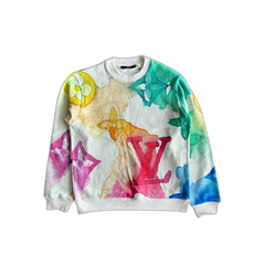 Louis Vuitton Multicolor Watercolor Monogram Sweater