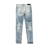 Amiri Stone Indigo Tie-Dye Patch MX1 Jeans