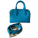 Louis Vuitton Blue Nano Monogram Speedy 20