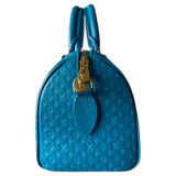 Louis Vuitton Blue Nano Monogram Speedy 20