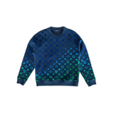 Louis Vuitton Blue & Green Gradient Monogram Sweater