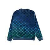 Louis Vuitton Blue & Green Gradient Monogram Sweater