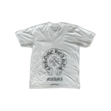 Chrome Hearts White & Black Miami Horseshoe Logo T-Shirt