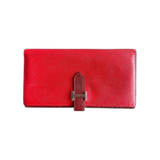 Hermes Red Epsom Bearn Wallet